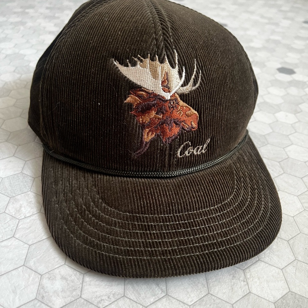 Coal Wilderness Hat Forest Green Moose Snapback